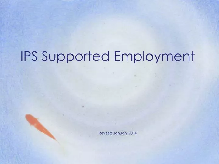 ips supported employment