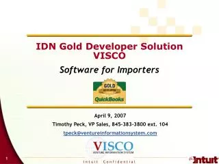 IDN Gold Developer Solution VISCO