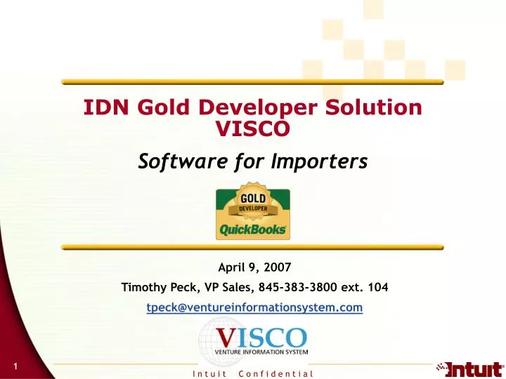 idn gold developer solution visco