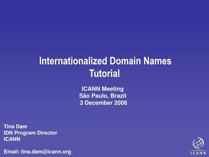 internationalized domain names tutorial