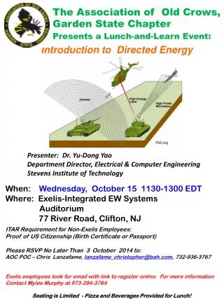 Introduction to Directed Energy