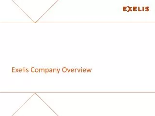 Exelis Company Overview