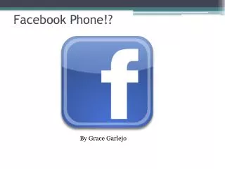 Facebook Phone!?