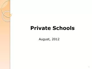 private schools