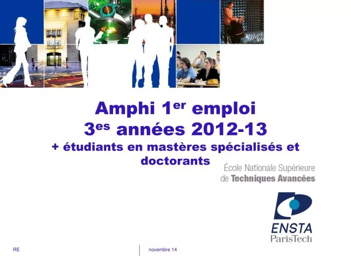 amphi 1 er emploi 3 es ann es 2012 13 tudiants en mast res sp cialis s et doctorants