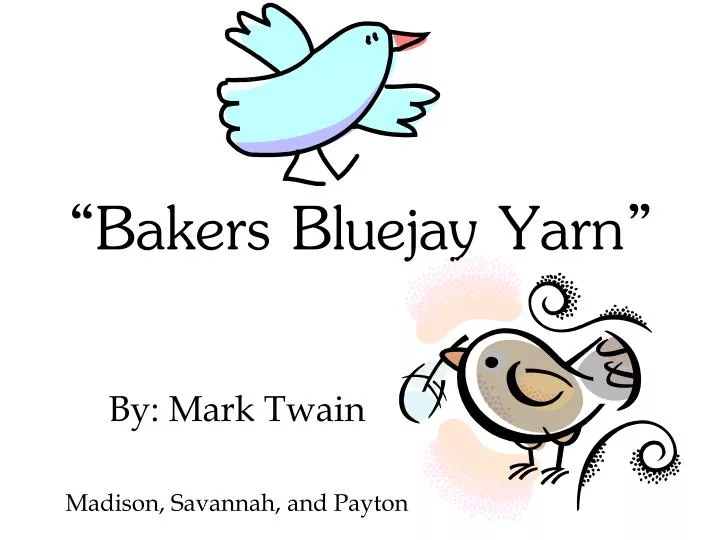 bakers bluejay yarn