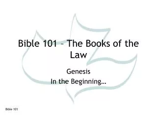 PPT - Books of the Bible PowerPoint Presentation, free download - ID ...