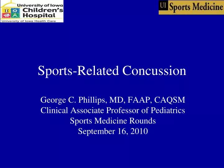 sports related concussion