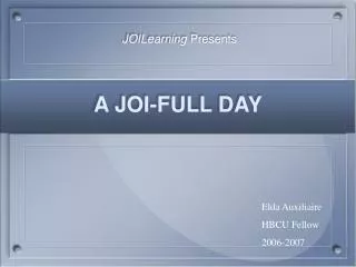 A JOI-FULL DAY