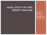 Maximizing Cost Benefit: Jail Collaborative Strategies in Allegheny County - slide 1