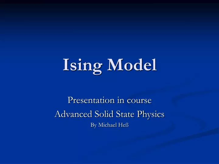 ising model