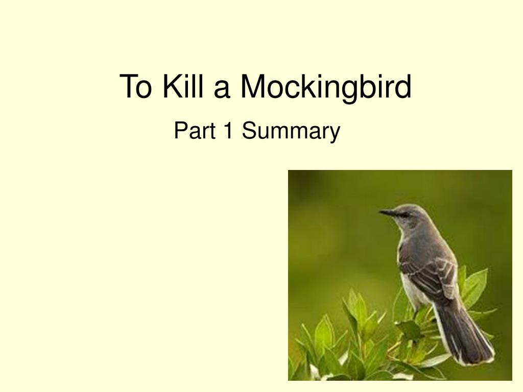 PPT - To Kill a Mockingbird PowerPoint Presentation, free download - ID ...