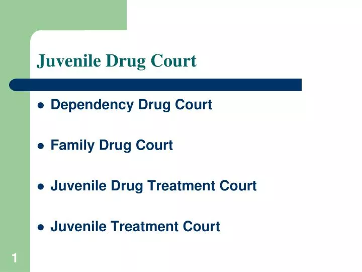 juvenile drug court