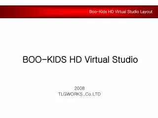 BOO-KIDS HD Virtual Studio
