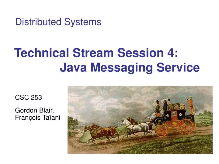 technical stream session 4 java messaging service
