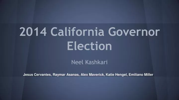 2014 california governor election