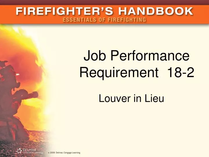 job performance requirement 18 2