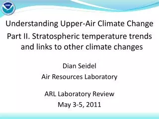 Understanding Upper-Air Climate Change