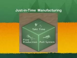 Just-in-Time Manufacturing