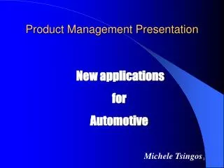 Product Management Presentation