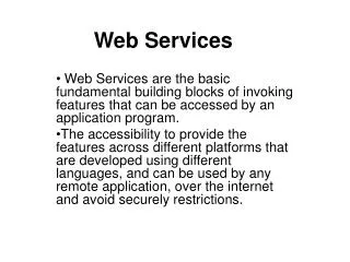 Web Services