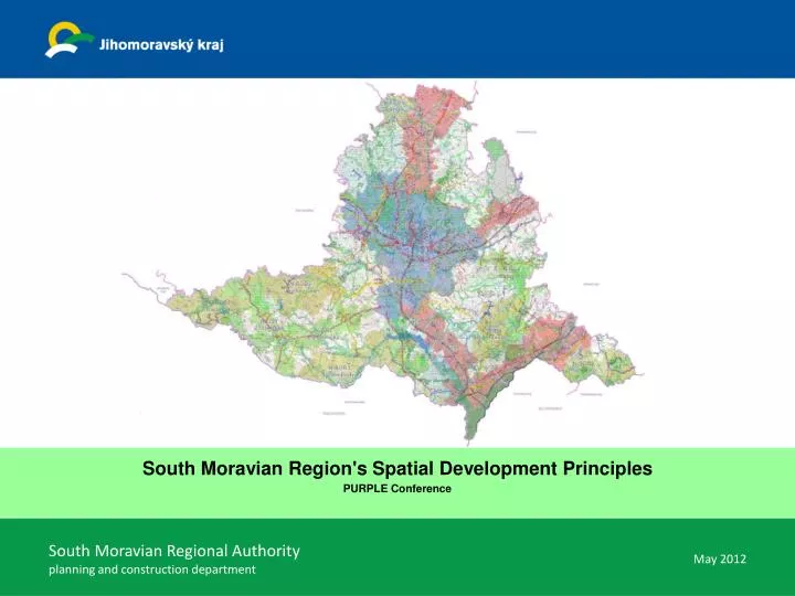 south moravian region s spatial development principles purple conference