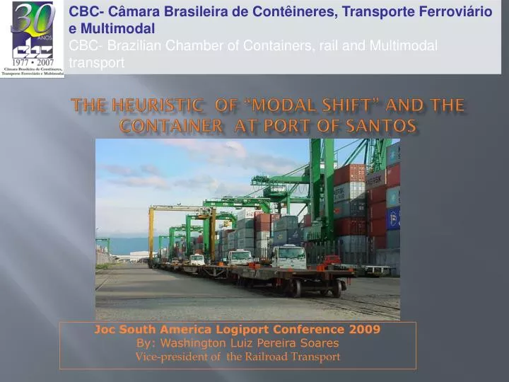 the heuristic of modal shift and the container at port of santos