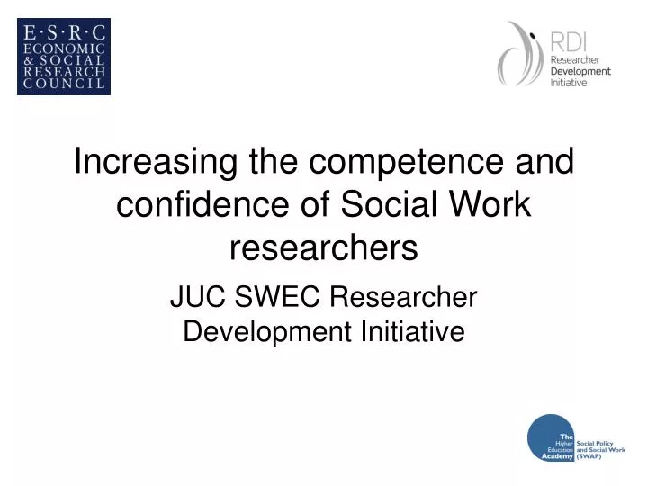 increasing the competence and confidence of social work researchers