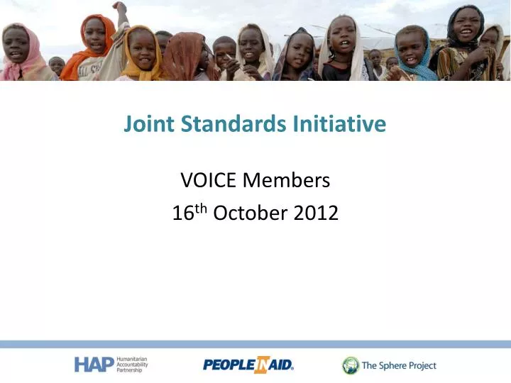 joint standards initiative