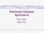 PPT - Distributed Database Security PowerPoint Presentation, free ...