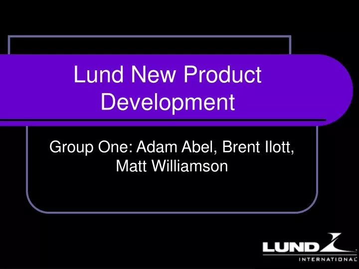 lund new product development