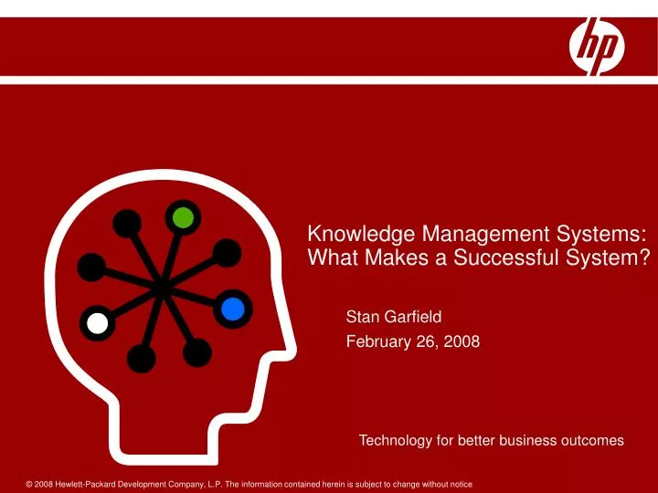 knowledge management systems what makes a successful system
