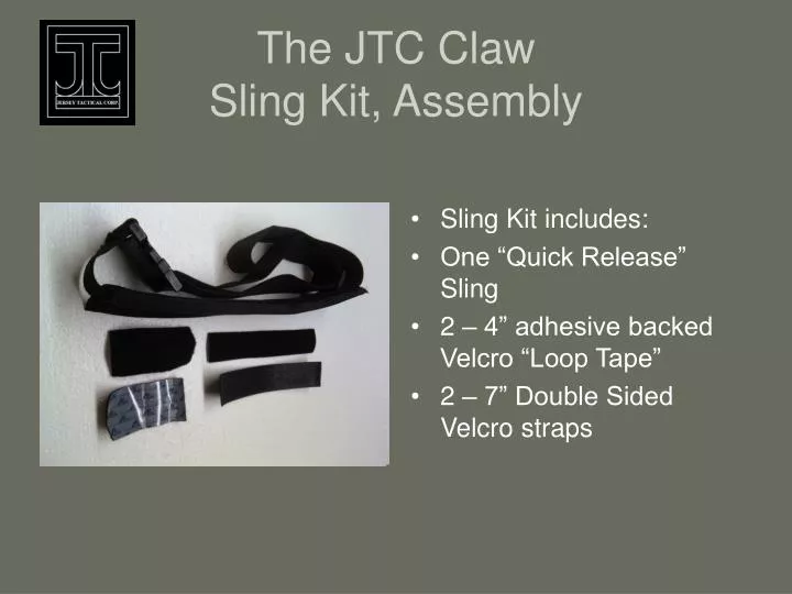 the jtc claw sling kit assembly