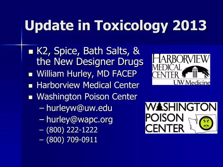 update in toxicology 2013