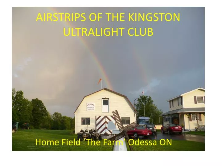airstrips of the kingston ultralight club