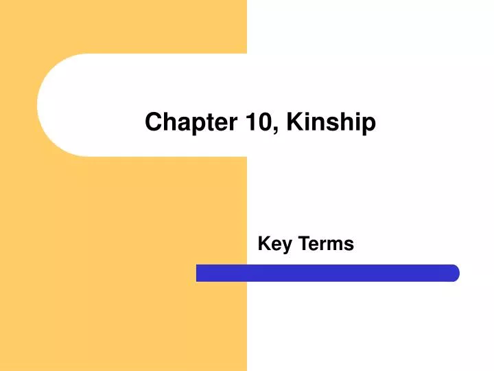 chapter 10 kinship