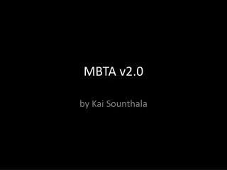 MBTA v2.0