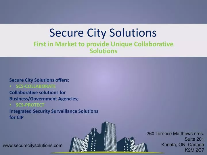 secure city solutions