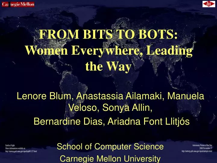 from bits to bots women everywhere leading the way