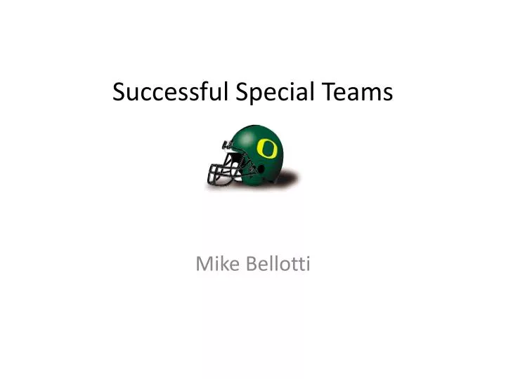 successful special teams