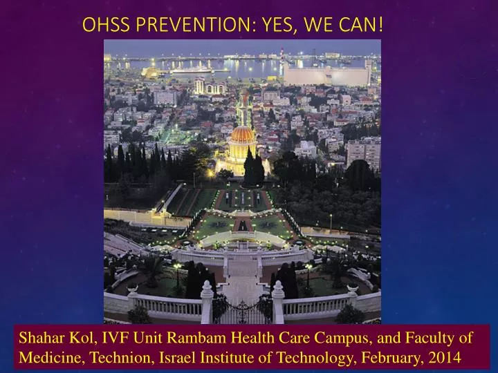 ohss prevention yes we can