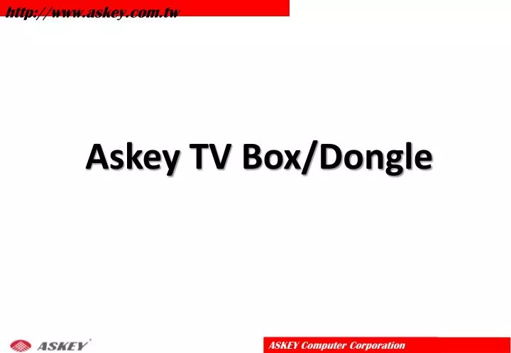 askey tv box dongle