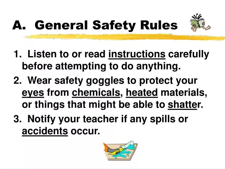a general safety rules