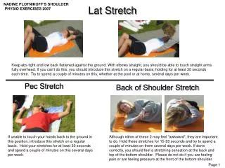 Lat Stretch