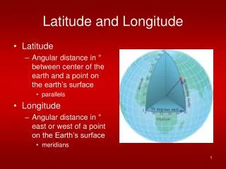 Latitude and Longitude