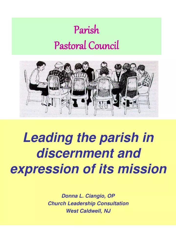 parish pastoral council