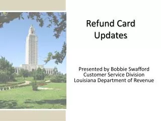 Refund Card Updates