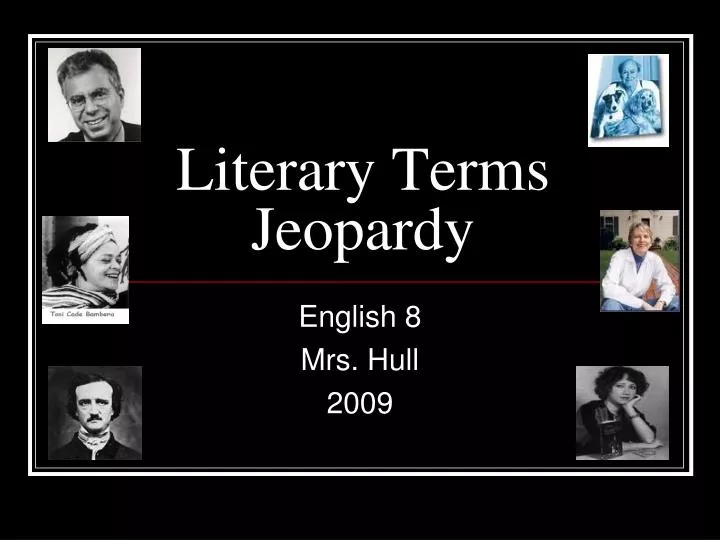 literary terms jeopardy