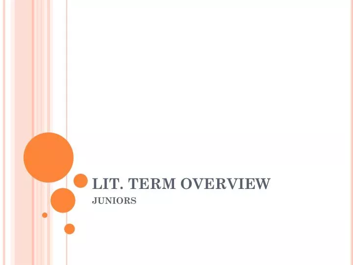 lit term overview