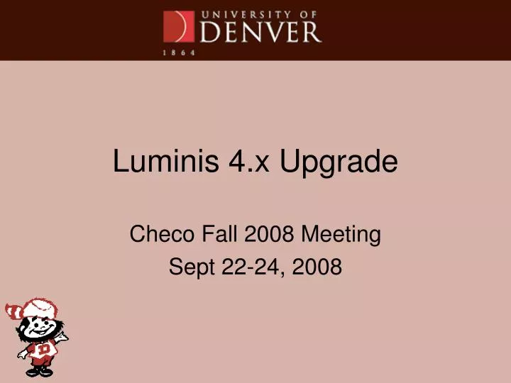 luminis 4 x upgrade